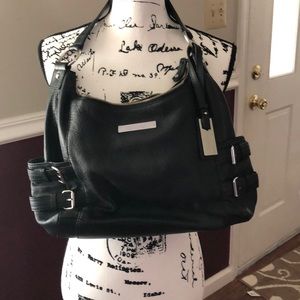 EUC Calvin Klein boho purse black